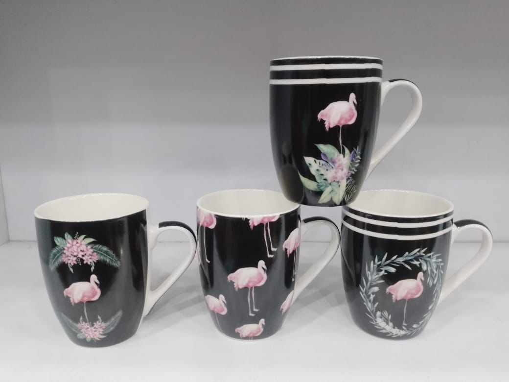 Exquisite variety of mugs.