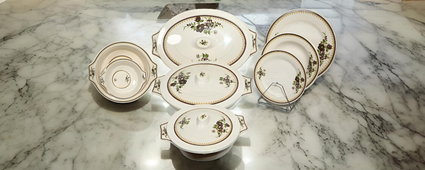 Dinner set 8 person melamine box packed dinner set.