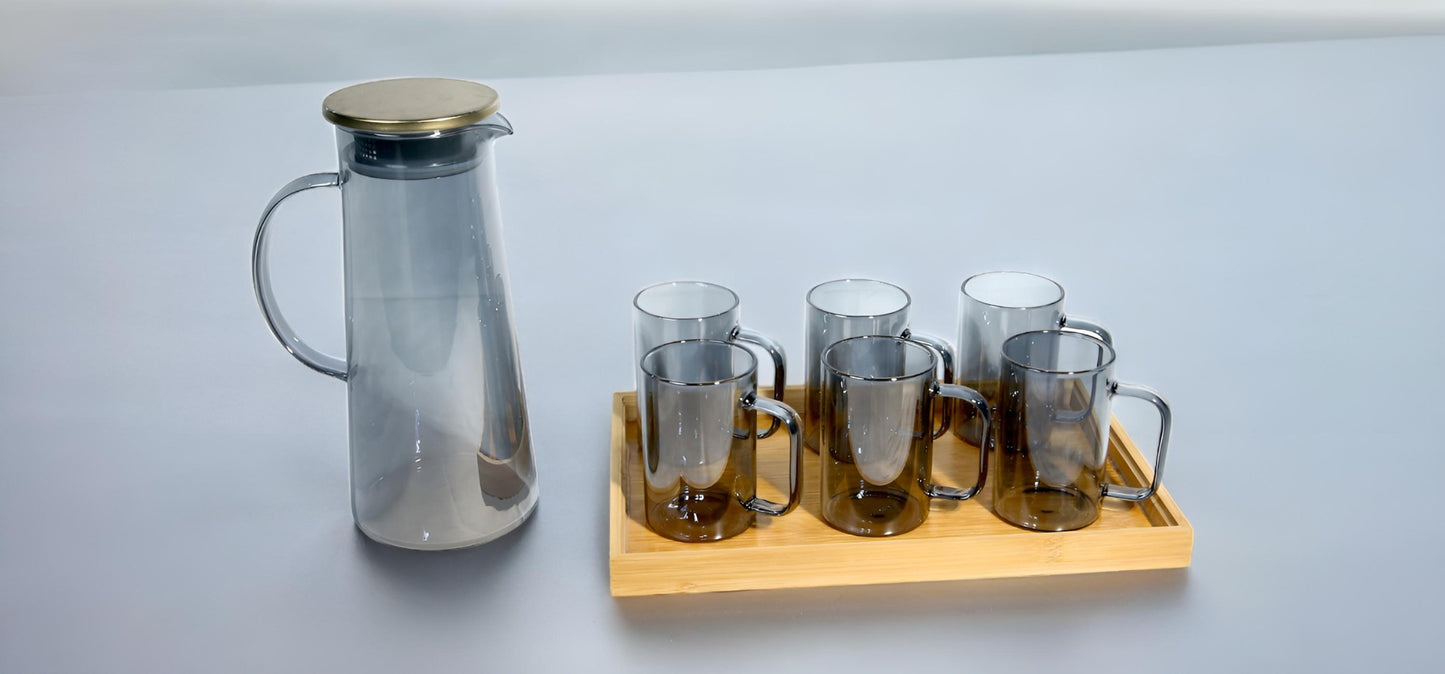 Water Set with jug and glass.