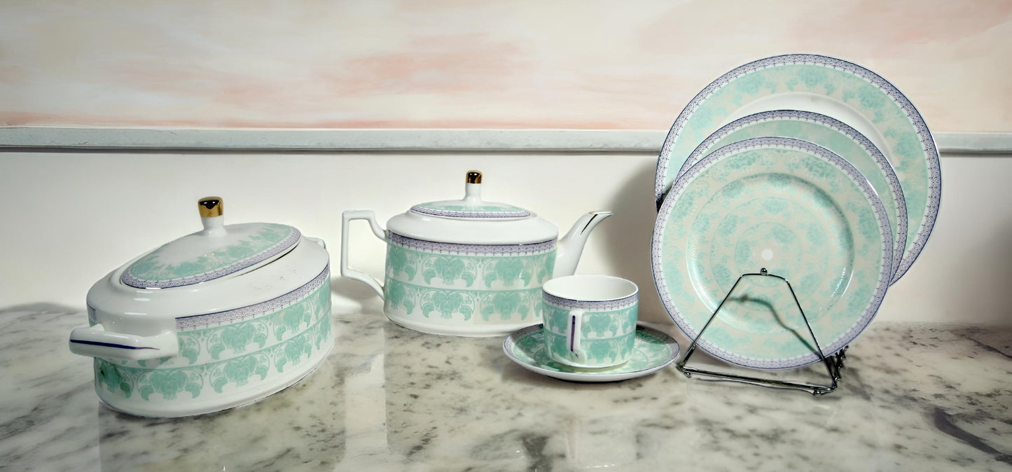Fine bone china 61 pc dinnerset