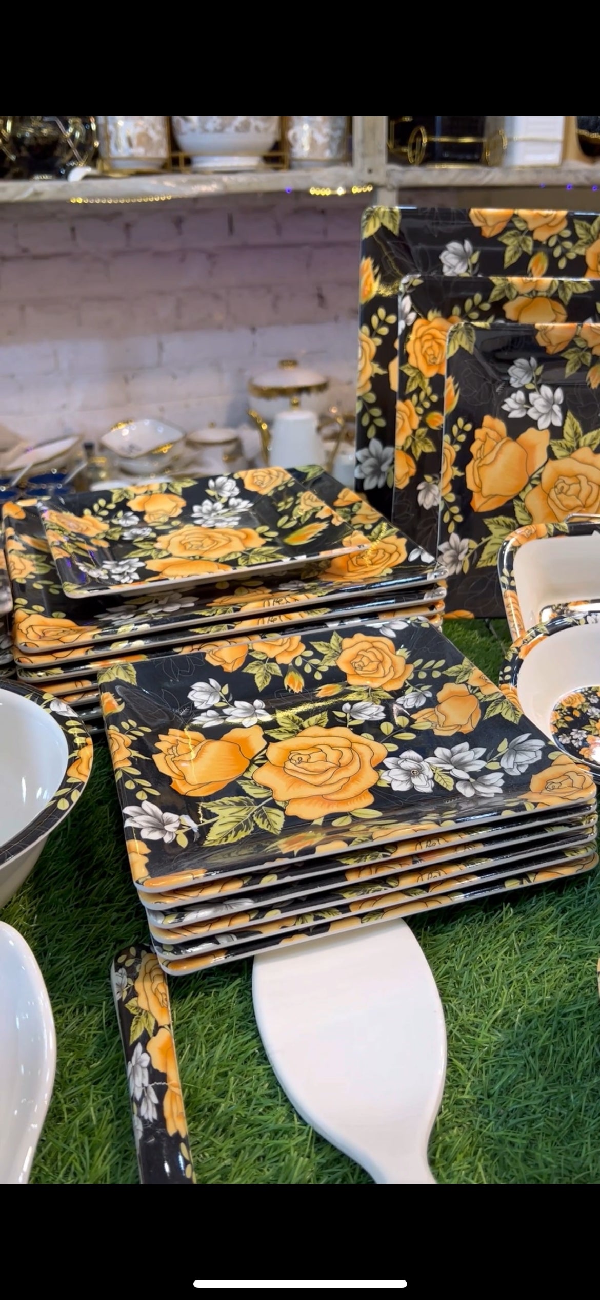 New design & New plate 60 pieces 8 person
