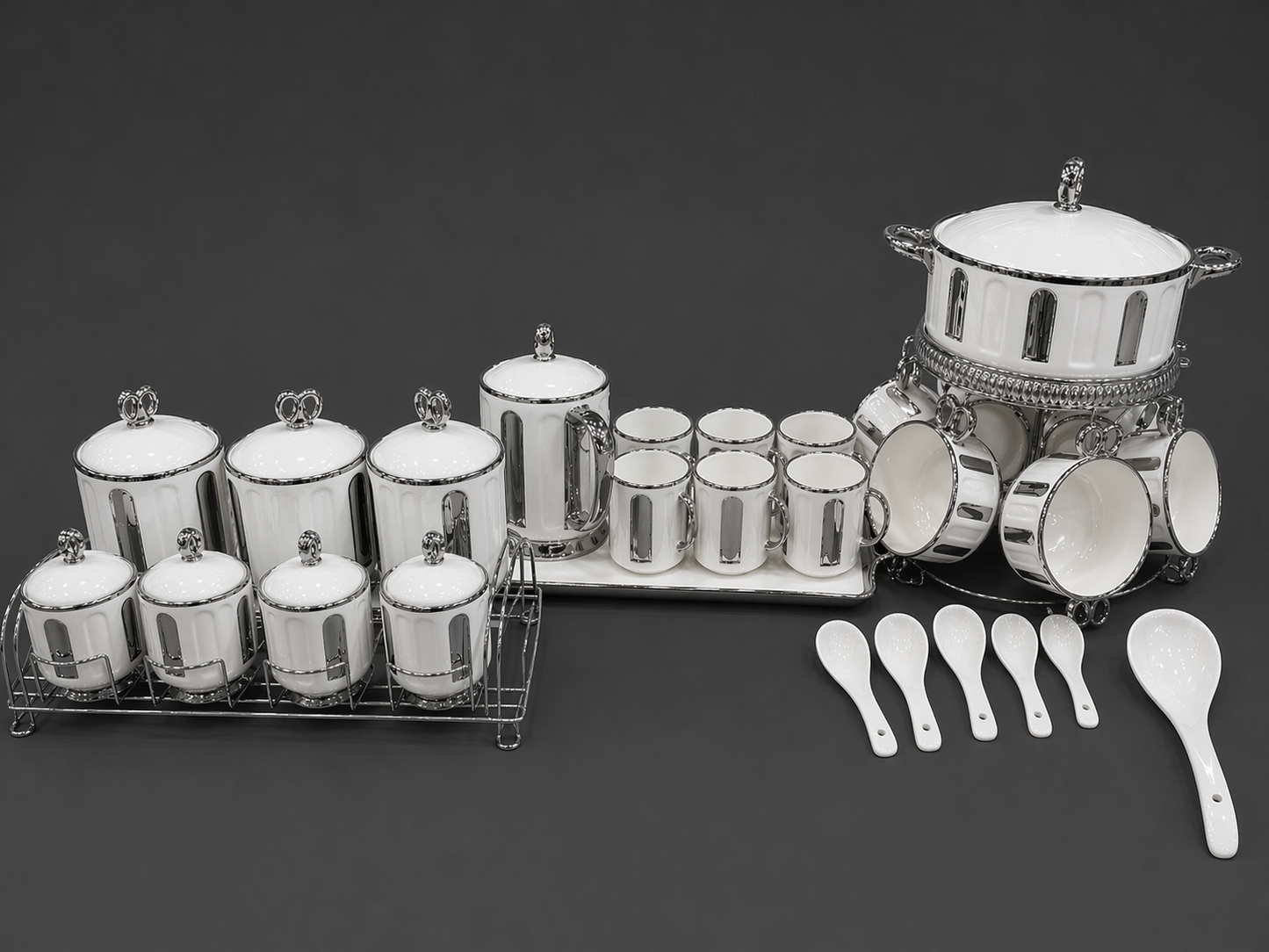Mega Kitchen Deal – Soup Set + Jar Set + FREE 72-PC Dinner Set