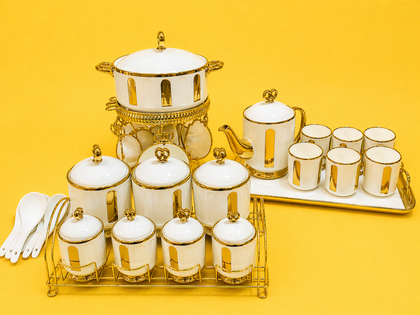 Mega Kitchen Deal – Soup Set + Jar Set + FREE 72-PC Dinner Set