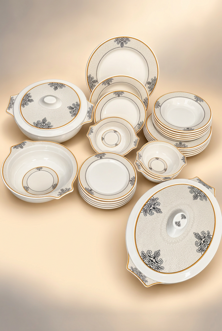 Coco 29 Pcs Melamine Dinner Set – 6 Person Serving