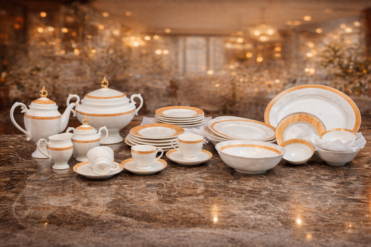 61 PCs Elegance Fine Bone China Dinner Set