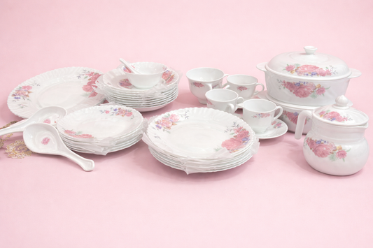 Blossom Rose 72-PCs Premium Dinner Set