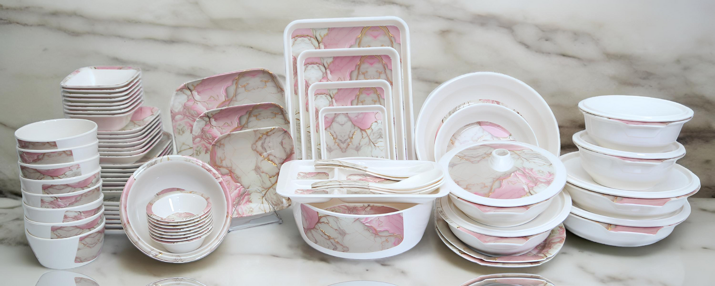 Marble Porcelain H2k Stoneware Stoneware Marble Dinnerware Set For